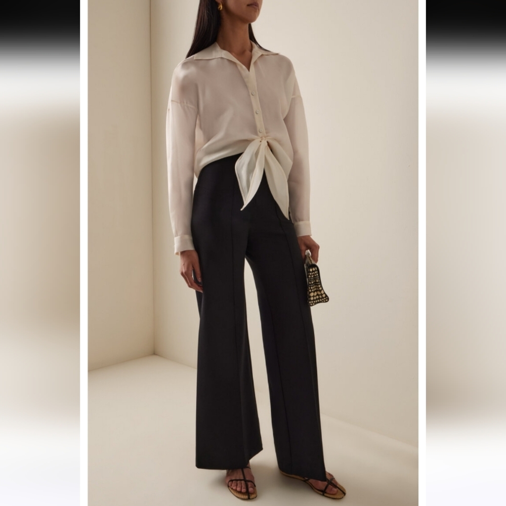 ANDRES OTALORA $475 Latidos twill wide-leg pants